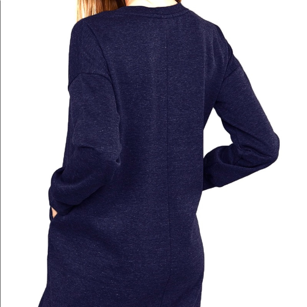 🍁JUST IN 🍁Navy Blue Long Sleeve Sweater Dress - Picture 5 of 7